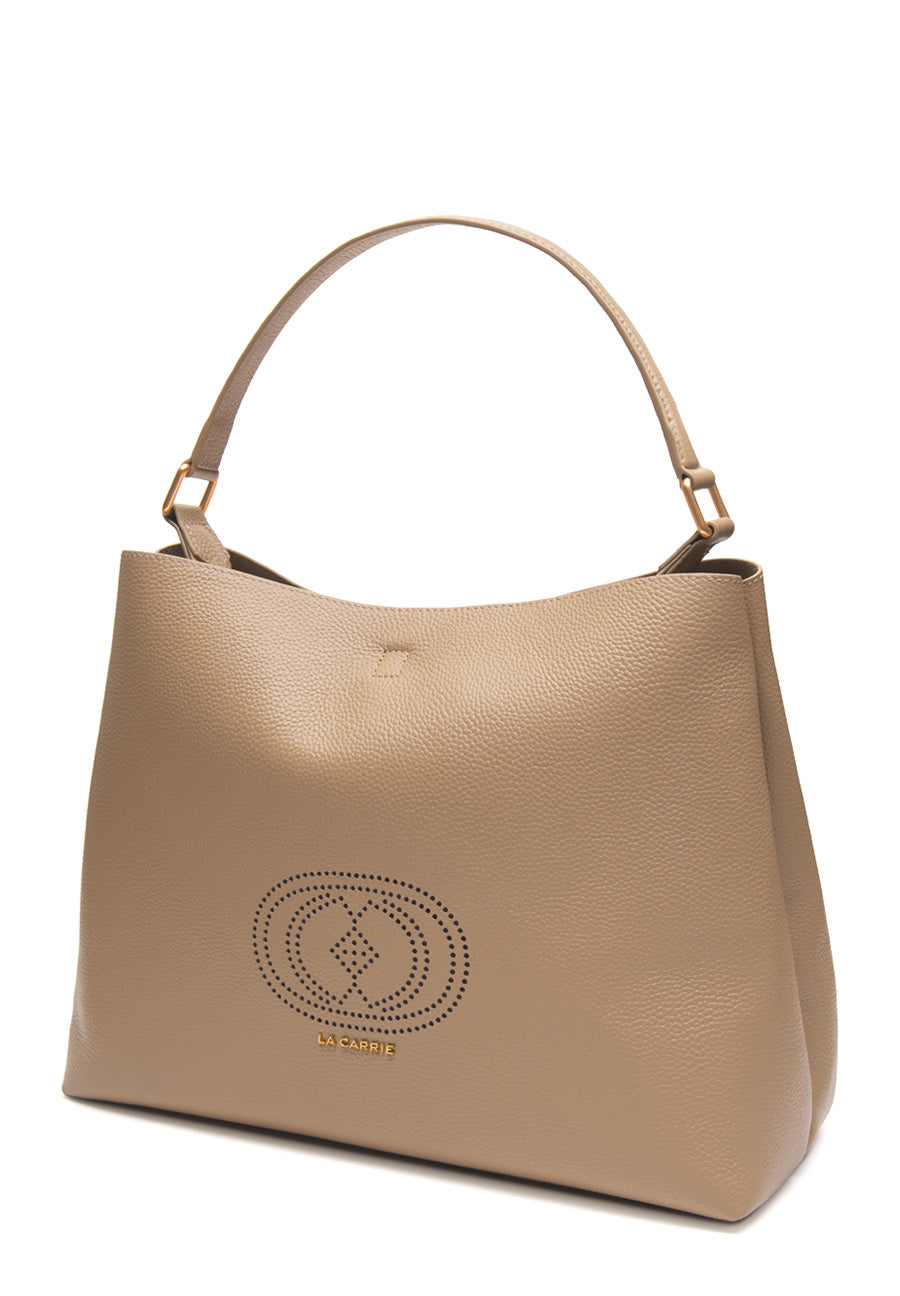 Shopper Drilled beige La Carrie