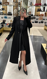 Cappotto lungo nero