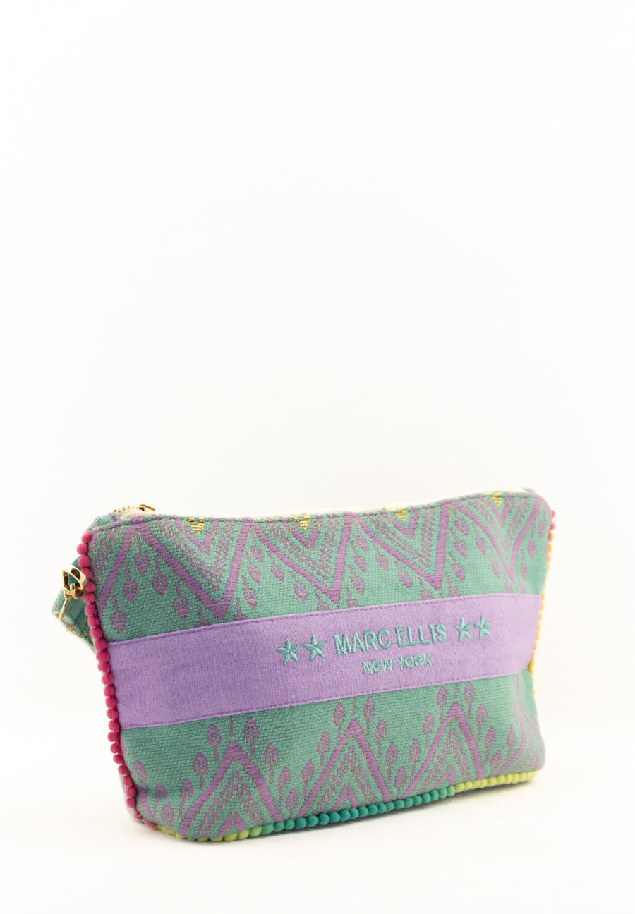 Pochette Cassy  Indy 24 verde e lilla Marc Ellis