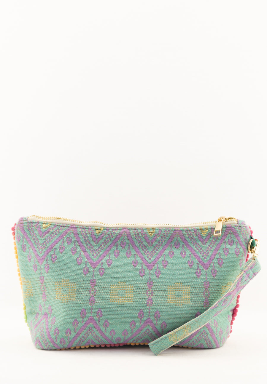 Pochette Cassy  Indy 24 verde e lilla Marc Ellis