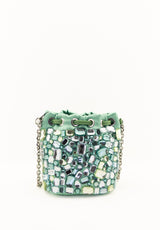 Mini secchiello Night Edition Stones verde La Carrie