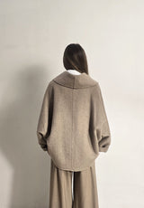 Cappotto corto misto lana beige Vicolo