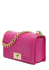 Borsa a tracolla Flat S fucsia Marc Ellis