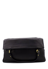 Maxi shopper Woven nera La Carrie