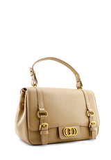 Borsa a mano media Atena beige La Carrie