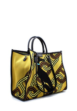 Shopper Atena in tessuto giallo My Best Bag