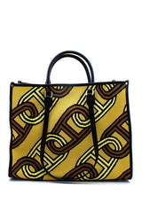 Shopper Atena in tessuto giallo My Best Bag