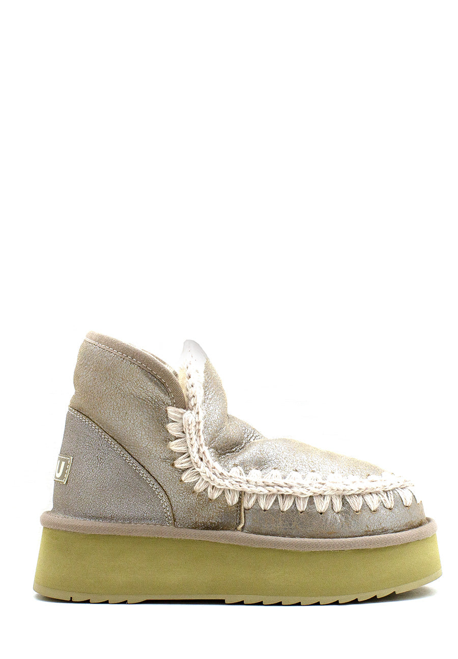 Tronchetto Mini Eskimo Platform Boot stone Mou