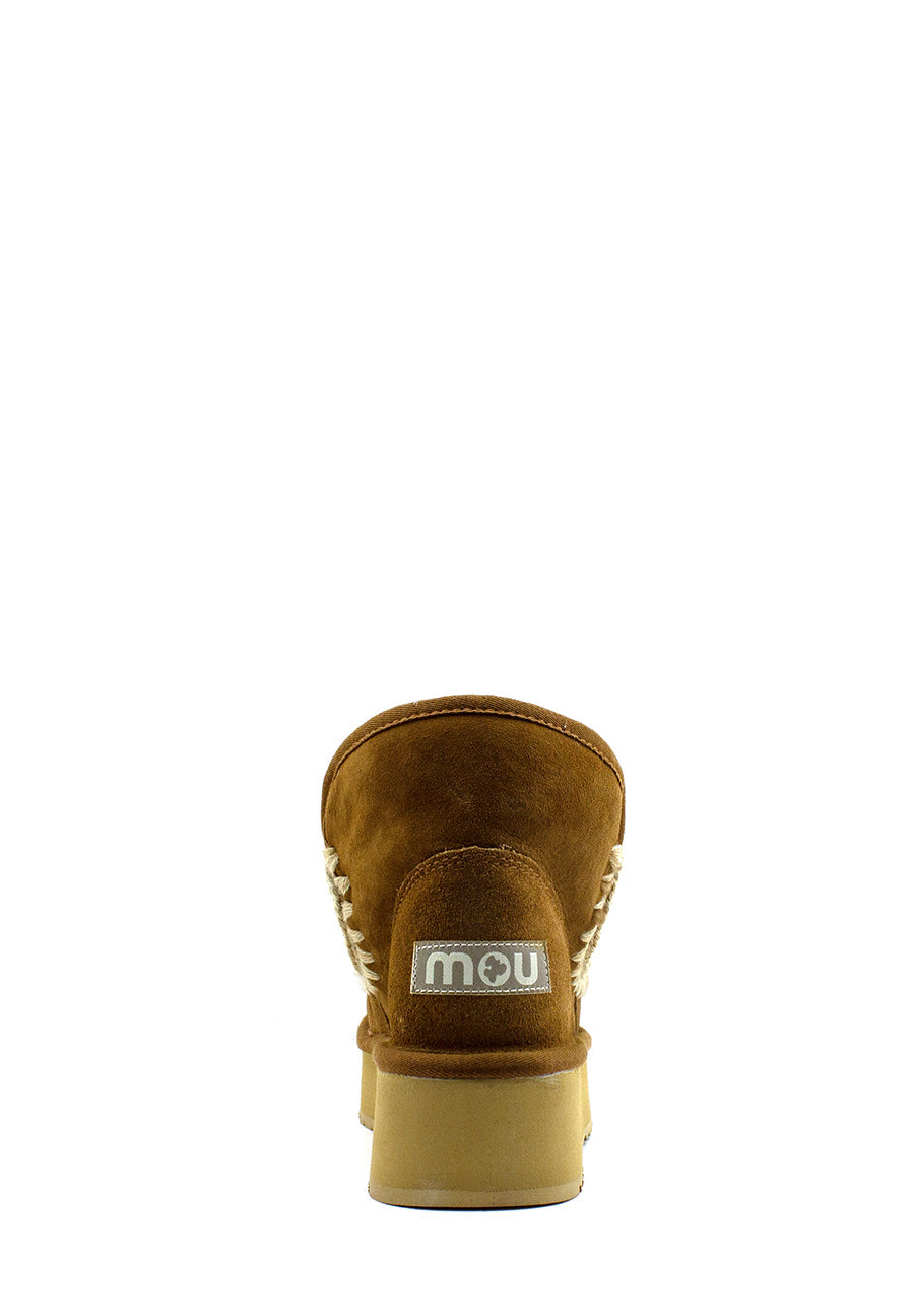 Tronchetto Mini Eskimo Platform Boot cuoio Mou