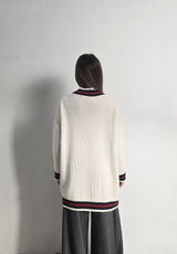 Cardigan college in maglia burro HaveOne