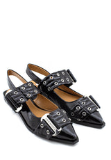 Slingback Grand Ave nero vernice Steve Madden