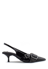 Slingback Stepback nero vernice Steve Madden