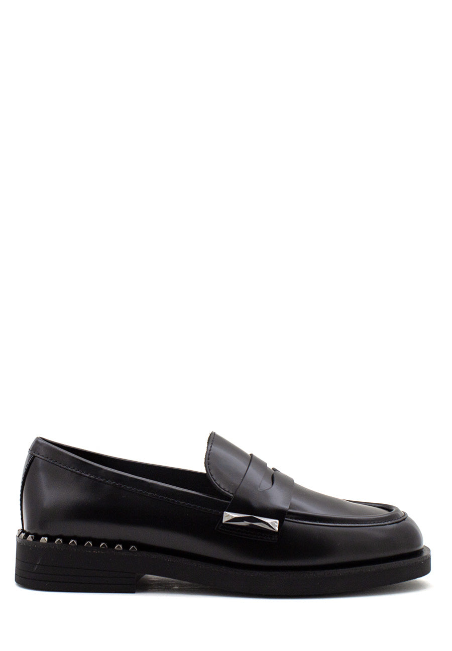 Mocassino Whisper Studs nero Ash