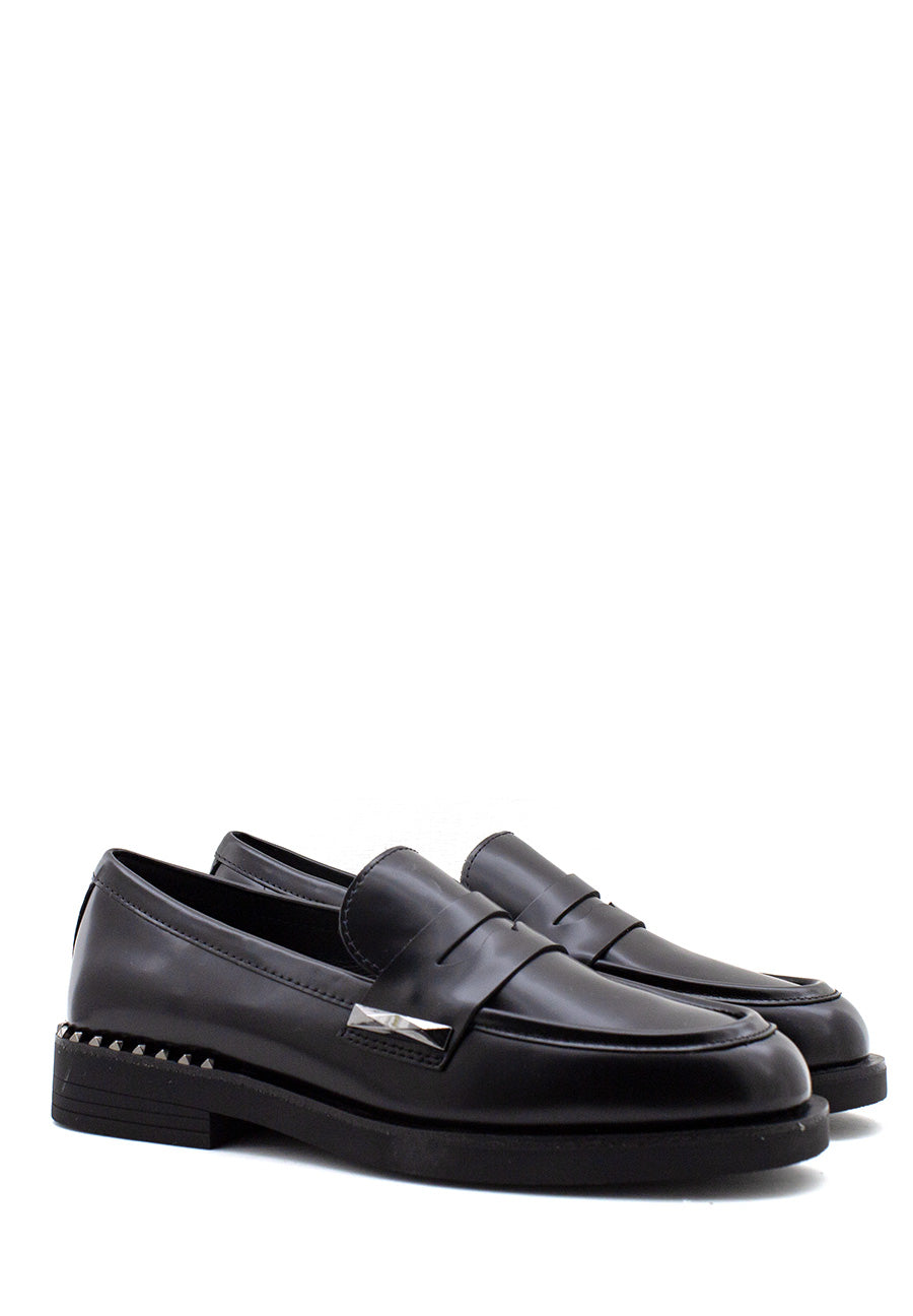 Mocassino Whisper Studs nero Ash