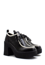 Scarpa con tacco Clio in vernice nera Noa Harmon