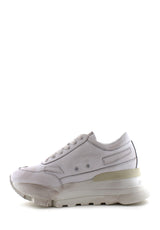 Sneaker Aki 304 Brush bianco-oro Rucoline