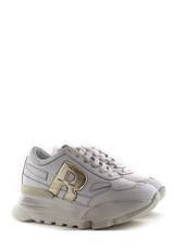 Sneaker Aki 304 Brush bianco-oro Rucoline