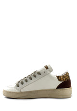 Sneaker bianca Slam retro glitter marrone Ama Brand