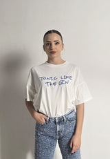 T-shirt con stampa Vicolo