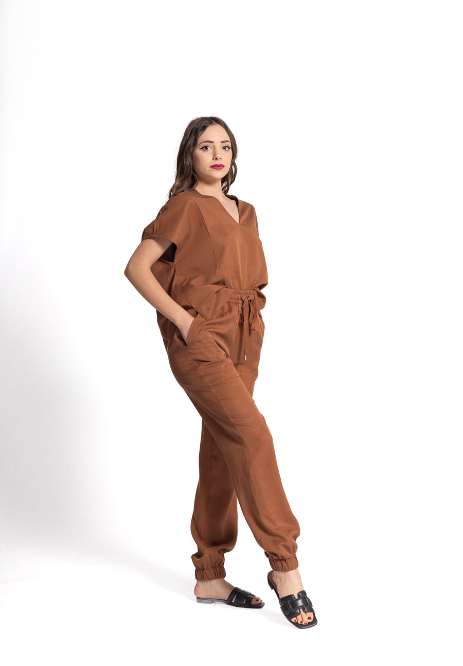 Pantalone Zeos marrone Kocca