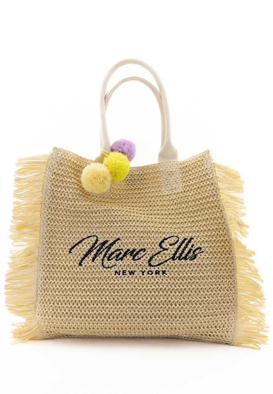 Borsa a mano Buby St Thomas Natural con charms Marc Ellis