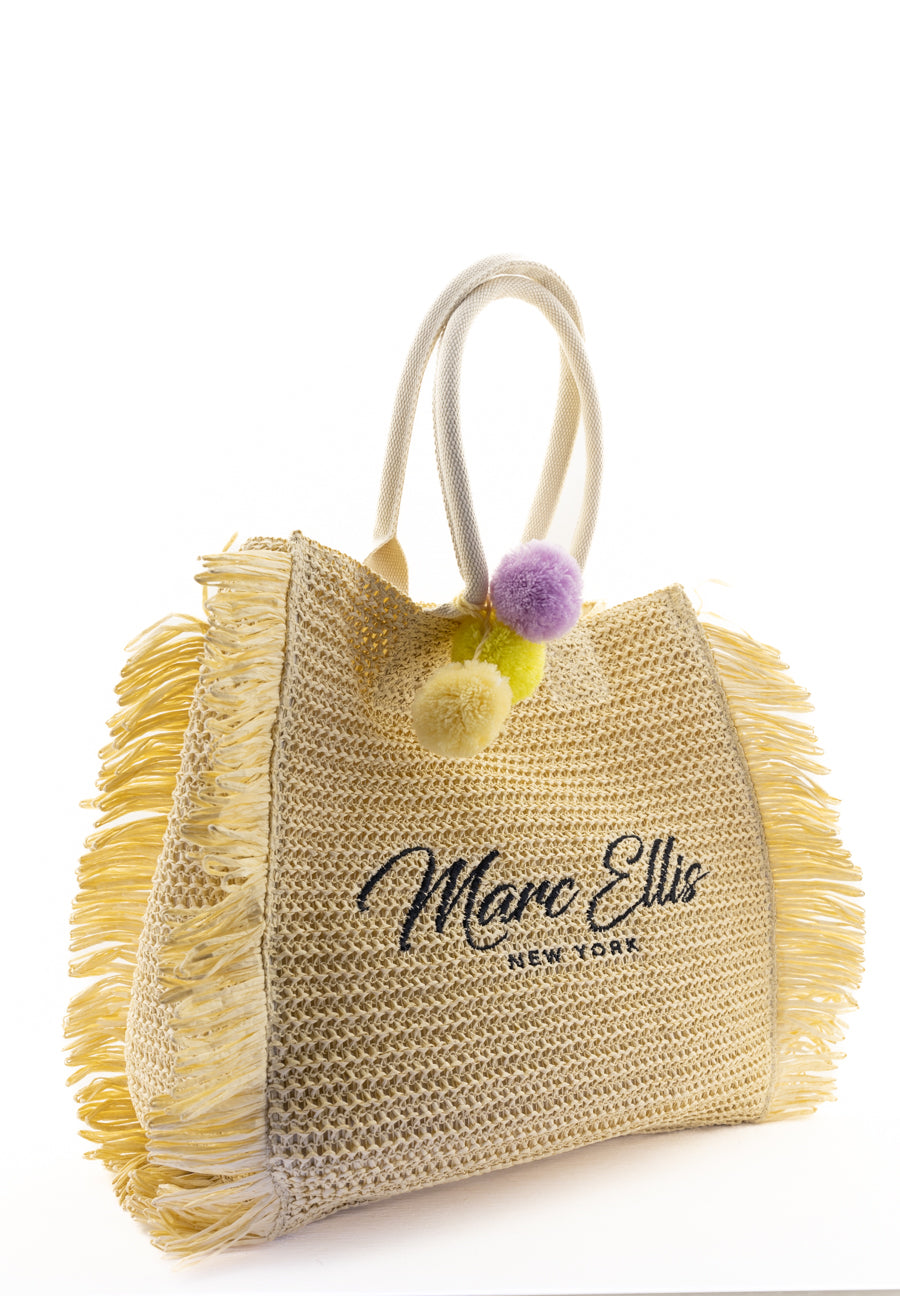 Borsa a mano Buby St Thomas Natural con charms Marc Ellis