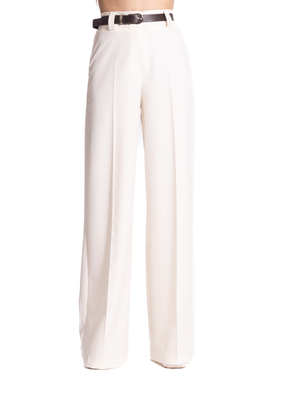 Pantalone bianco a palazzo HaveOne