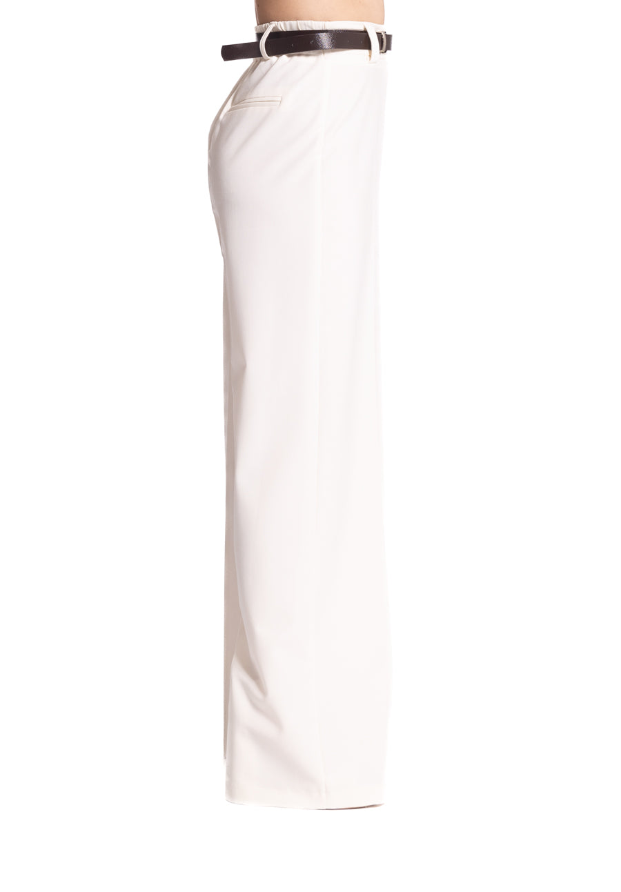 Pantalone bianco a palazzo HaveOne