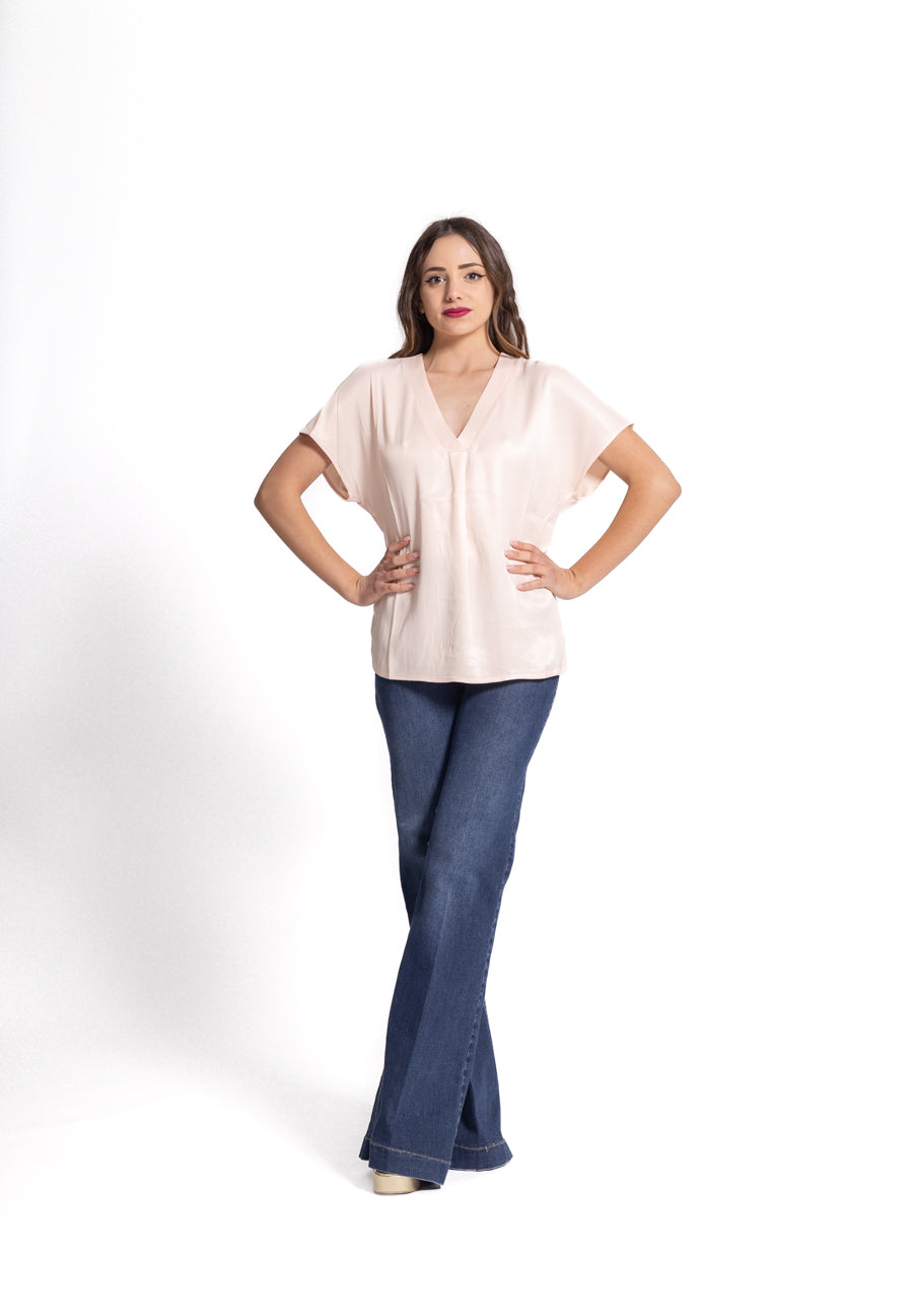 Blusa elegante Gianka panna Kocca