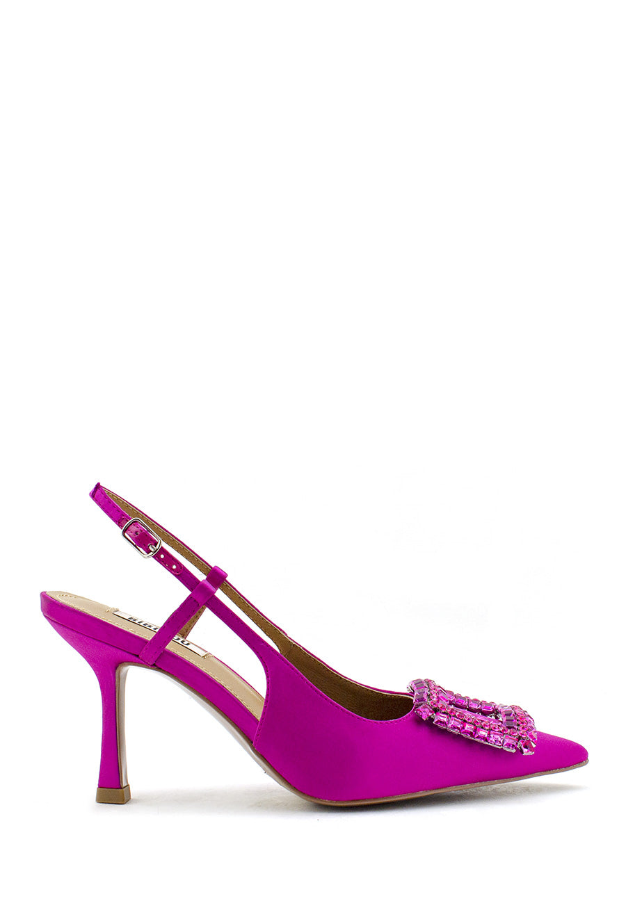 Scarpe con shop tacco alto fucsia